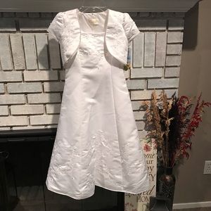 👗 Girls Communion Christening Flower Girl Dress